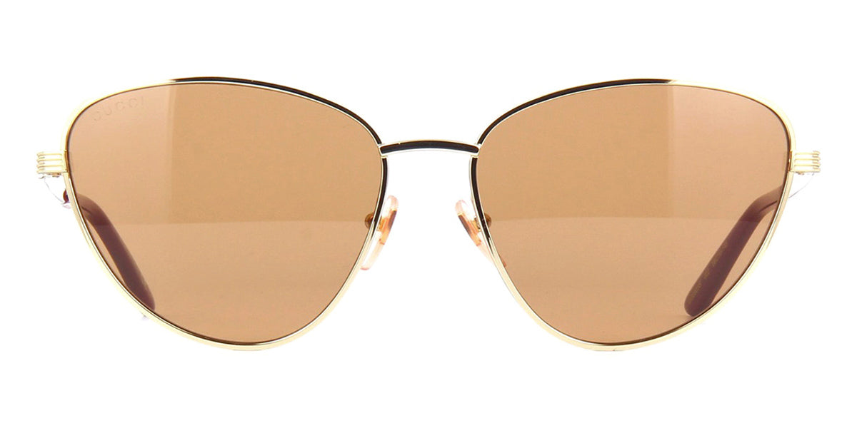 Gucci GG0803S Gold Cat eye Sunglasses