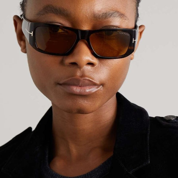 Buy Tom Ford FT0986 Sunglasses in Black Havana Blue at best price ModaBlvck