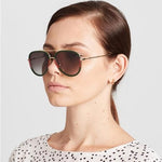 Gucci GG0062S Women's Aviator Sunglasses - ModaBlvck