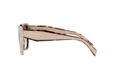 Prada PR 15WS 01R0A6 Square Tortoise Oversized Sunglasses