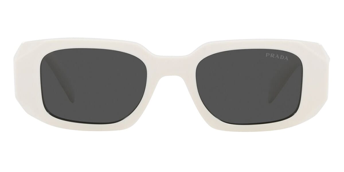 Prada PR 17WS 1425S0 White Grey Sunglasses