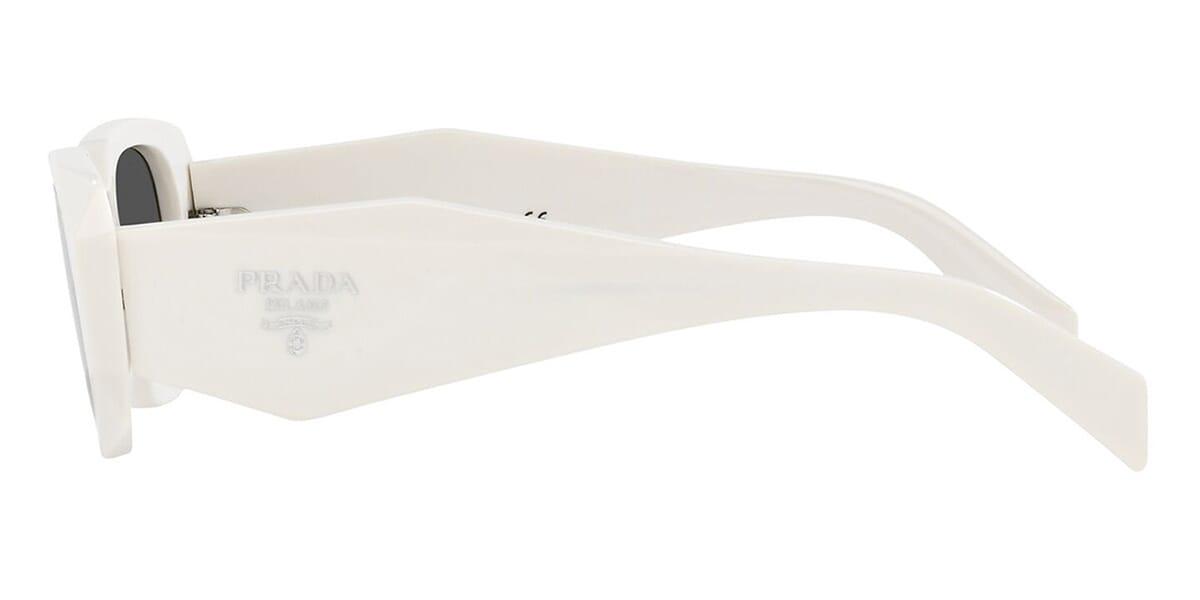 Prada PR 17WS 1425S0 White Grey Sunglasses - ModaBlvck