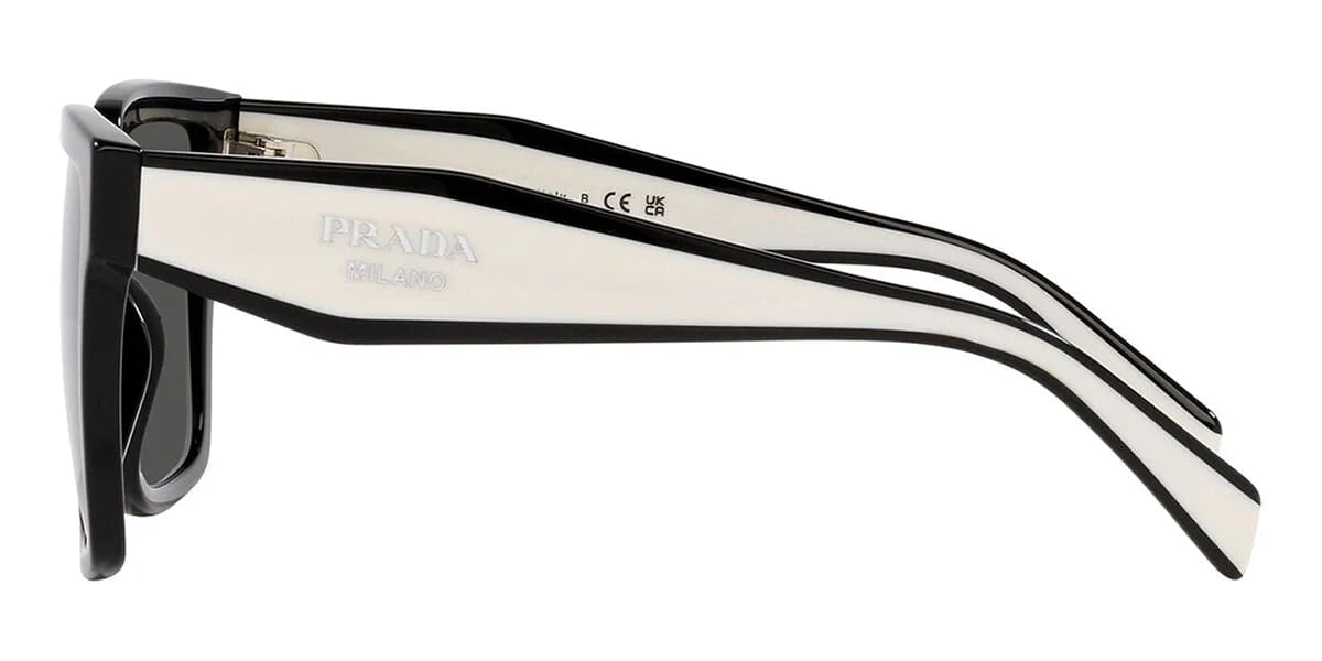 Prada Black Oversized Milano Women’s Sunglasses Prada PR 16WS Geometric Sunglasses | Neiman Marcus main image 4