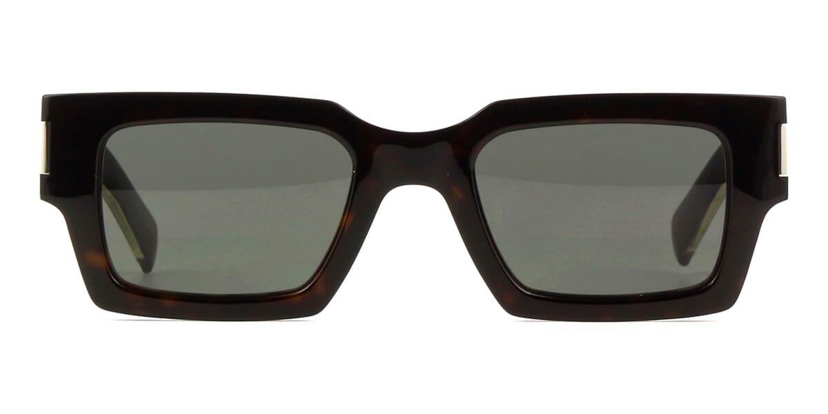 Saint Laurent SL 572 Tortoiseshell Black Lens Sunglasses - ModaBlvck