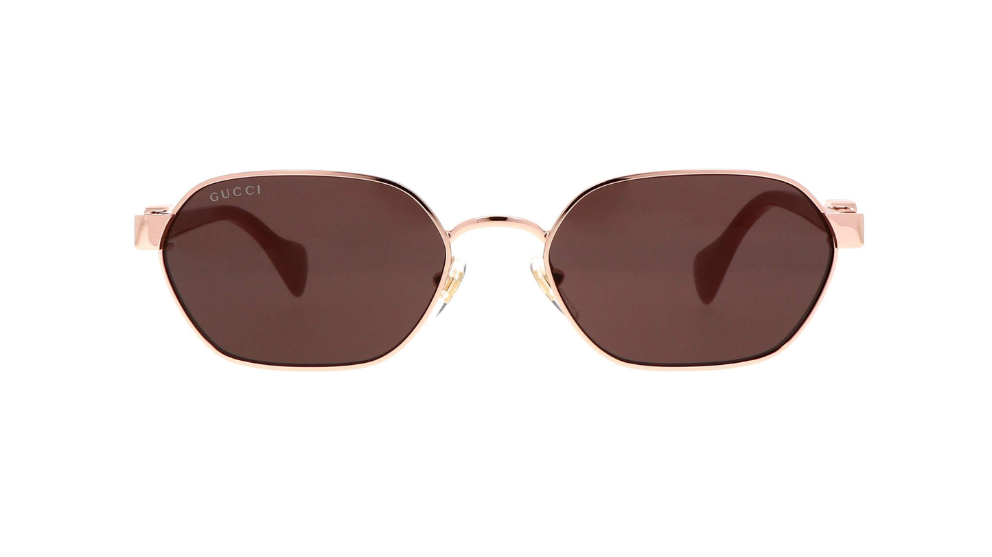 Gucci GG1593S 003 Gold-Pink/Violet Woman's Sunglasses