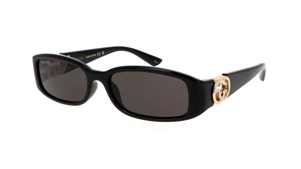 Gucci Logo Black Sunglasses Authentic Gucci GG1422S Thick Rim Cat Eye Sunglasses in Black  main image 3