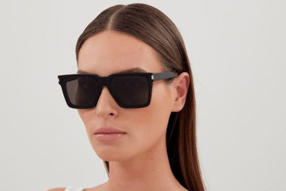 Saint Laurent SL 810 001 Black Oversized Sunglasses