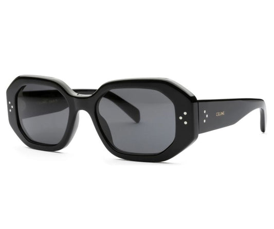 Celine Geometric Sunglasses CL40255i 01A Black