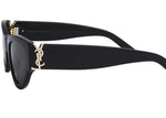 Saint Laurent SL M94-001 Black/Gray Cat-Eye Women Sunglasses - ModaBlvck